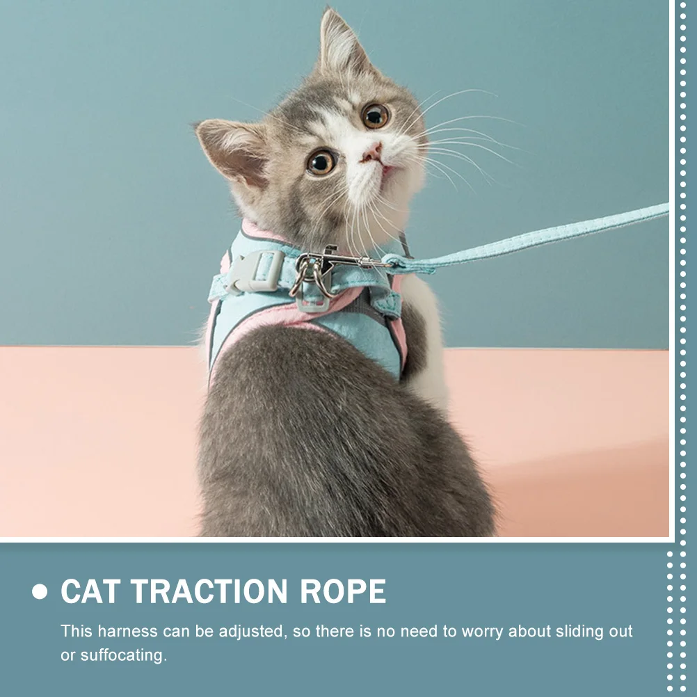 1 set Adjustable Cat Harness Leash Suede Pet Kitten Chest Walking Strap Outdoor Traction Rope Small Cats Pet Supplies
1 set Adjustable Cat Harness Leash Suede Pet Kitten Chest Walking Strap Outdoor Traction Rope Small Cats Pet Supplies