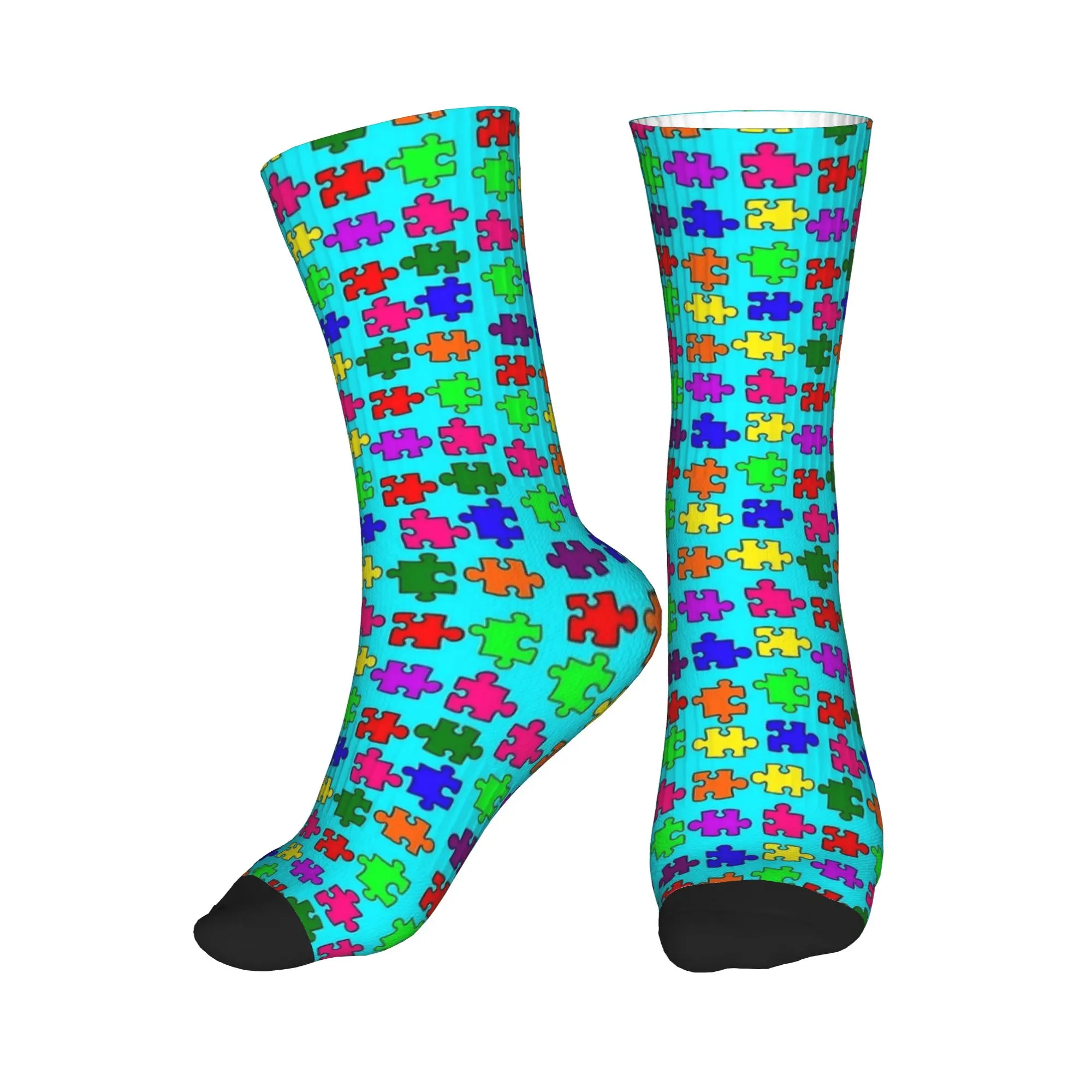 Men's Socks Bright Cyan Background Autism Rainbow Puzzle Stockings Anti Soft Socks Autumn Fashion Design Skateboard Socks
Men's Socks Bright Cyan Background Autism Rainbow Puzzle Stockings Anti Soft Socks Autumn Fashion Design Skateboard Socks