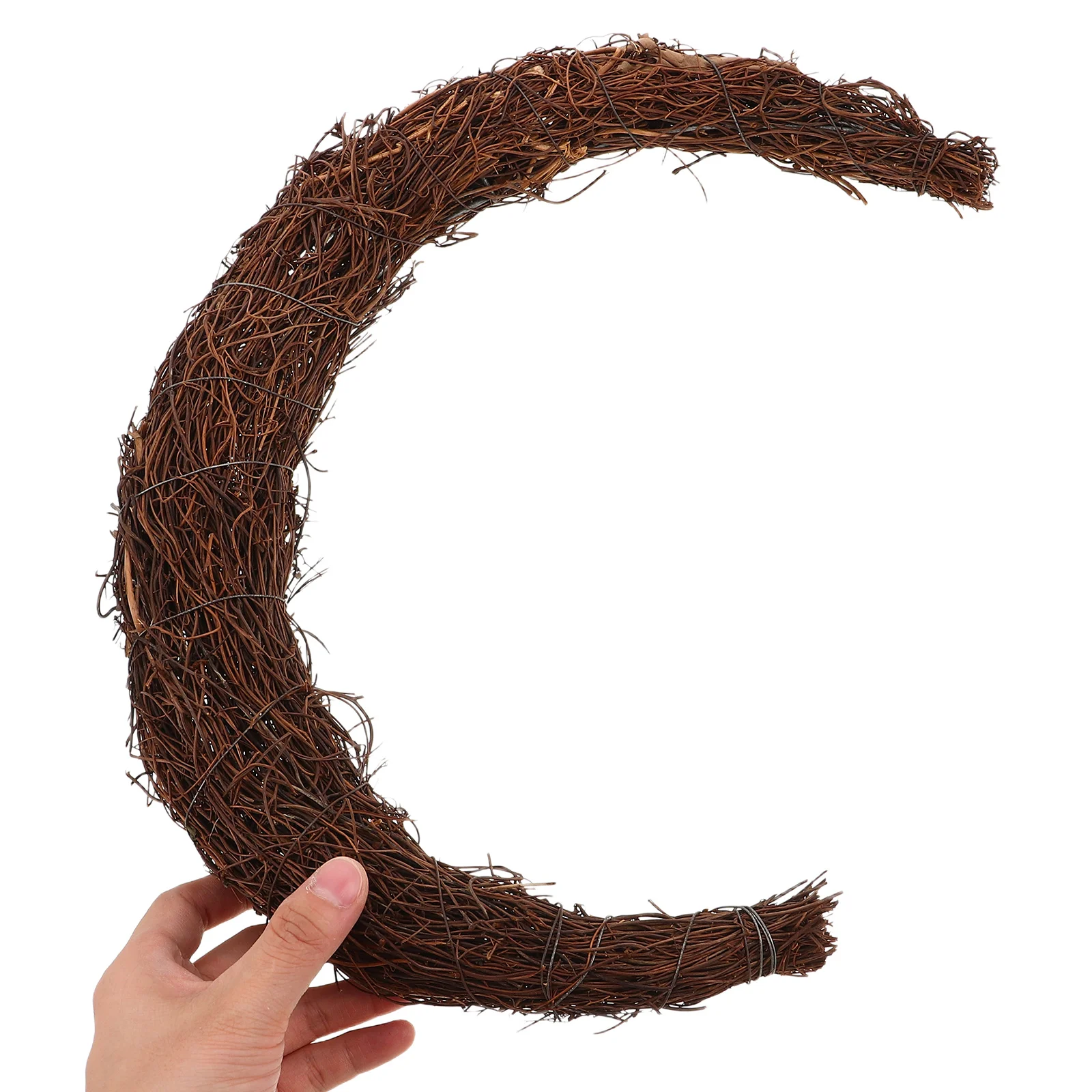 35cm Moon Shape Rattan Wreath Frame Natural Grapevine DIY Craft Supply Christmas Holiday Rustic Door Wall Decor
35cm Moon Shape Rattan Wreath Frame Natural Grapevine DIY Craft Supply Christmas Holiday Rustic Door Wall Decor