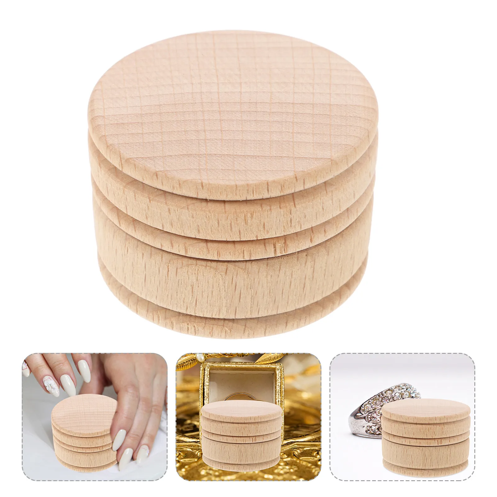 Natural Round Wood Ring Box Elegant Jewelry Storage Organizer Secure Compact Box for Proposal Wedding Engagement Special Events
Natural Round Wood Ring Box Elegant Jewelry Storage Organizer Secure Compact Box for Proposal Wedding Engagement Special Events