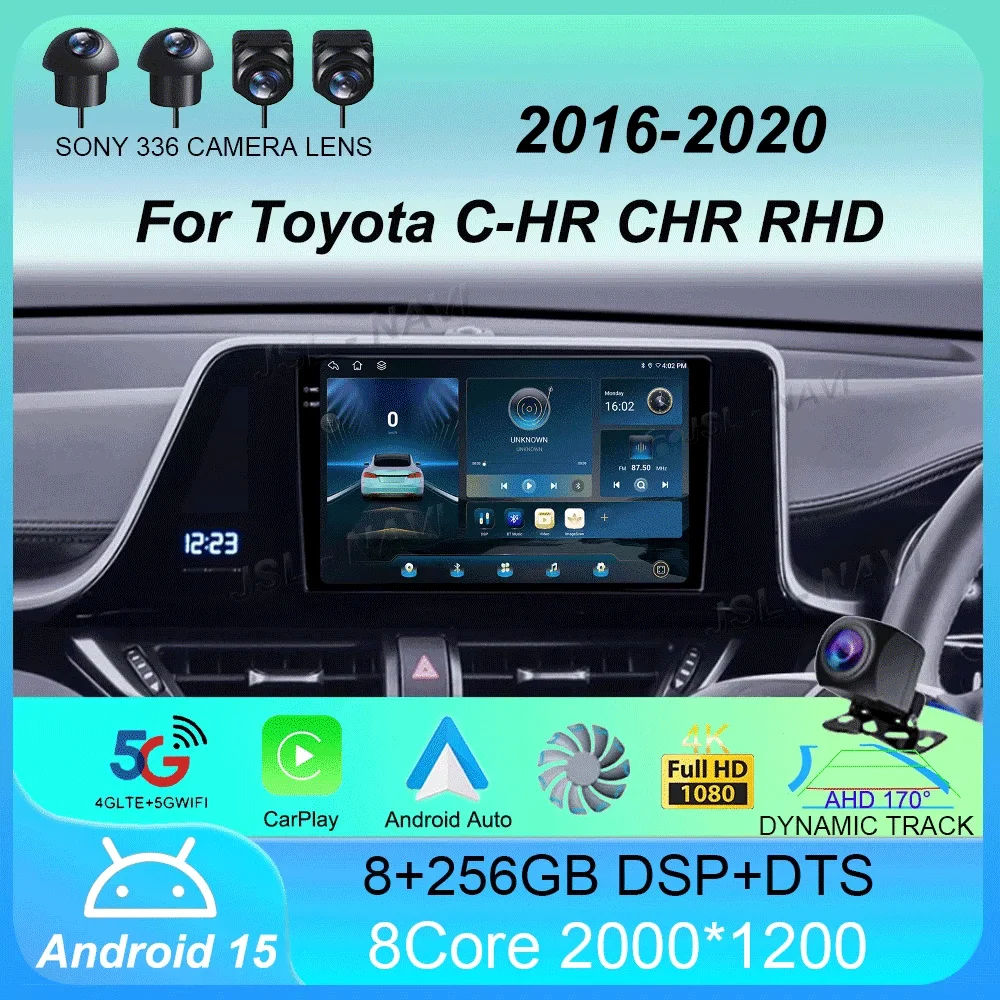 Car Radio Android 15 Carplay Auto Screen Multimedia Player For Toyota C-HR CHR 2016-2020 Right Hand Driver Stereo 2din Head Unit
Car Radio Android 15 Carplay Auto Screen Multimedia Player For Toyota C-HR CHR 2016-2020 Right Hand Driver Stereo 2din Head Unit