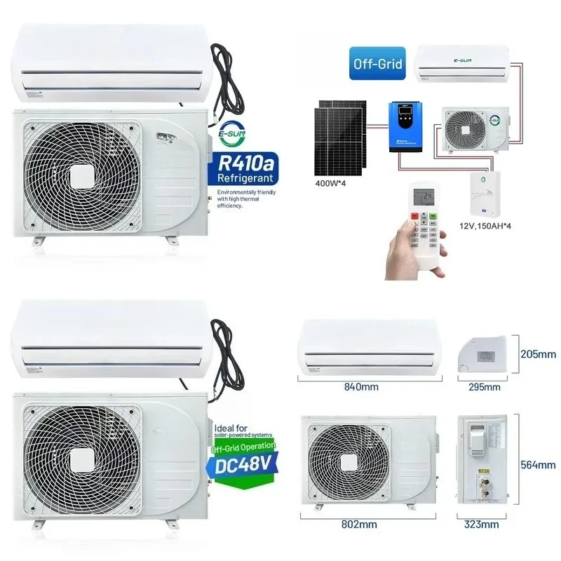 18000 Btu Solar Ductless Air Conditioner Multi Zone Split System 48v Dc Inverter for Home/hotel Bulk Manufacturer
18000 Btu Solar Ductless Air Conditioner Multi Zone Split System 48v Dc Inverter for Home/hotel Bulk Manufacturer
