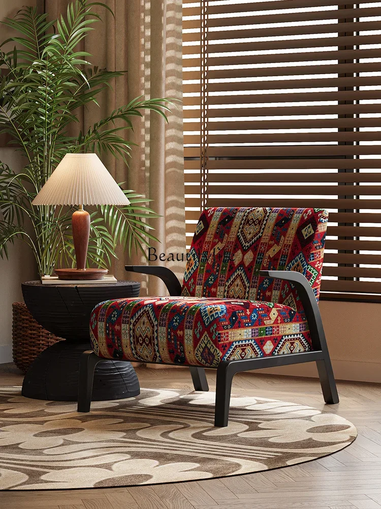 ls 18 Vintage Style Single Sofa Living Room Balcony Designer American Retro Cafe Homestay Lounge Chair
ls 18 Vintage Style Single Sofa Living Room Balcony Designer American Retro Cafe Homestay Lounge Chair