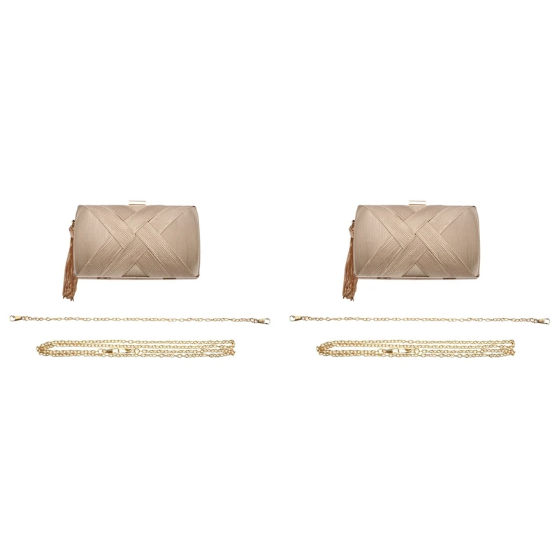 2X Tassel Fashion Ladies Clutch Bag Shoulder Handbags Female Party Wedding Evening Bag For Phone Purse Gold
2X Tassel Fashion Ladies Clutch Bag Shoulder Handbags Female Party Wedding Evening Bag For Phone Purse Gold