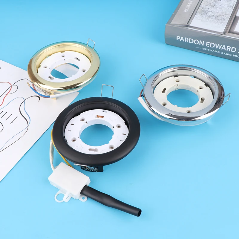GX53 Light Base 250V 3A Circular Iron Body GX53 Lamp Holder For Indoor LED Spotlight Cabinet Lamp Ceiling Light
GX53 Light Base 250V 3A Circular Iron Body GX53 Lamp Holder For Indoor LED Spotlight Cabinet Lamp Ceiling Light