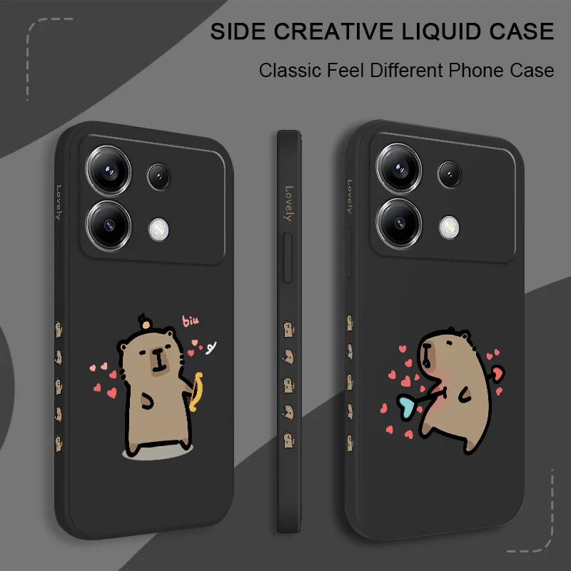 Cupid Capybara Phone Case For Xiaomi Poco F7 X7 X6 F6 M6 M5 M5S F5 X5 F4 X4 M4 F3 M3 X3 Pro 4G 5G GT Silicone Cover 
Cupid Capybara Phone Case For Xiaomi Poco F7 X7 X6 F6 M6 M5 M5S F5 X5 F4 X4 M4 F3 M3 X3 Pro 4G 5G GT Silicone Cover