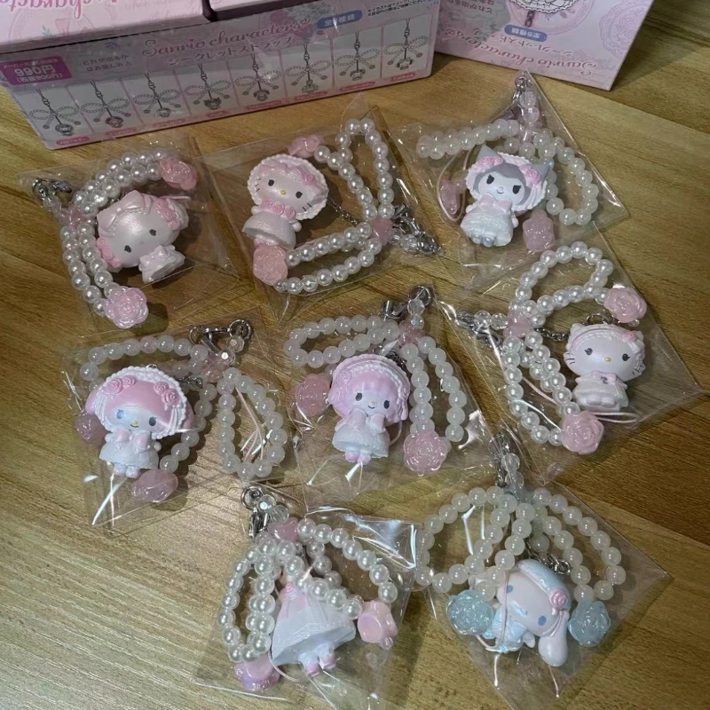 Sanrio Characters Hello Kitty Cinnamoroll Kuromi Pearl Bow Pendant Flower Wedding Blind Box Collection Ornaments Girl Boys Gifts
Sanrio Characters Hello Kitty Cinnamoroll Kuromi Pearl Bow Pendant Flower Wedding Blind Box Collection Ornaments Girl Boys Gifts