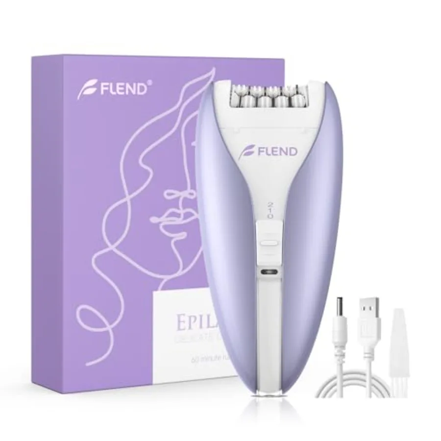 Silent Epilator for Women, 2-Speed Facial and Body Hair Remover, Smooth Glide Technology, for Face, Legs, Bikini and Arms
Silent Epilator for Women, 2-Speed Facial and Body Hair Remover, Smooth Glide Technology, for Face, Legs, Bikini and Arms