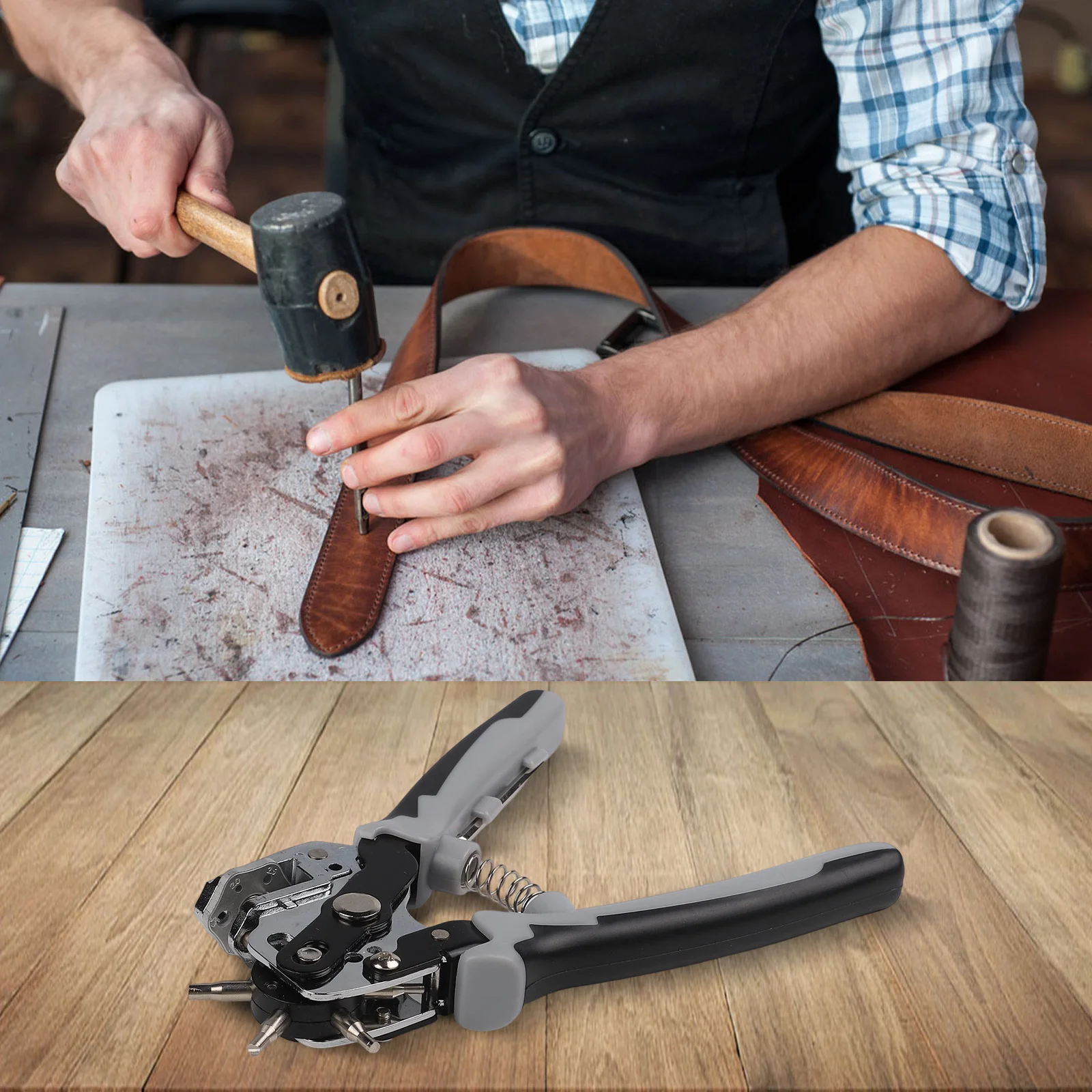 Stainless Steel Leather Hole Puncher with V Shaped Cutting Edge for Precise Hole Placement in Various Materials
Stainless Steel Leather Hole Puncher with V Shaped Cutting Edge for Precise Hole Placement in Various Materials