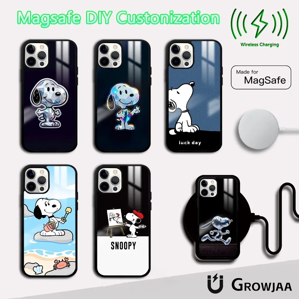 Cartoon Funny S-Snoopys Phone Case For iPhone 16 15 14 13 12 11 Pro Max Plus Mini Magsafe Mirror Wireless Magnetic Cover
Cartoon Funny S-Snoopys Phone Case For iPhone 16 15 14 13 12 11 Pro Max Plus Mini Magsafe Mirror Wireless Magnetic Cover