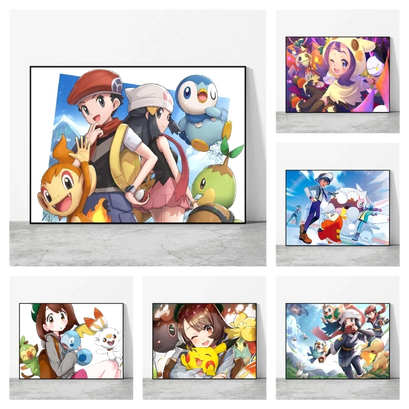 Canvas Artwork Painting Pokemon Wall Stickers Classic Christmas Gifts Children's Bedroom Décor Picture Living Room Decor Poster
Canvas Artwork Painting Pokemon Wall Stickers Classic Christmas Gifts Children's Bedroom Décor Picture Living Room Decor Poster