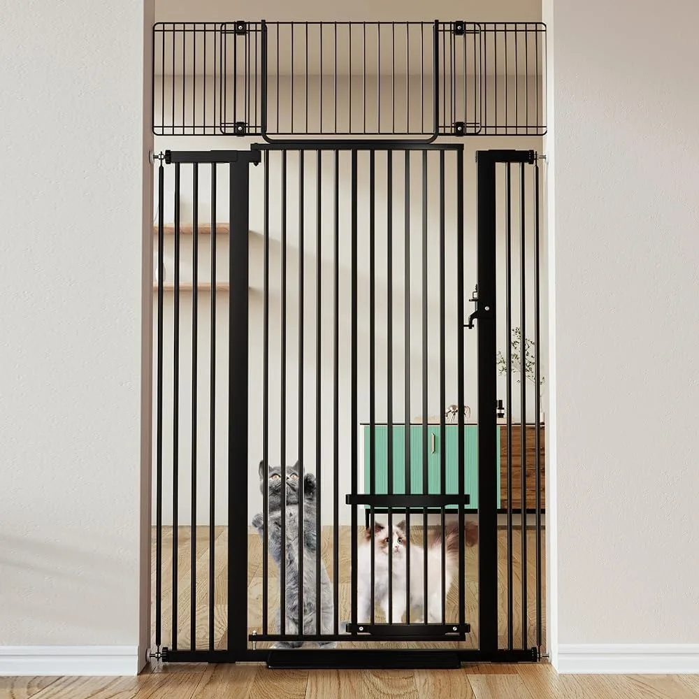 71 "Extra high pet door, 29.5-40.6" Extra wide band adjustable, pressure mounted easy pet door with stairs, kitchen door (black)
71 "Extra high pet door, 29.5-40.6" Extra wide band adjustable, pressure mounted easy pet door with stairs, kitchen door (black)