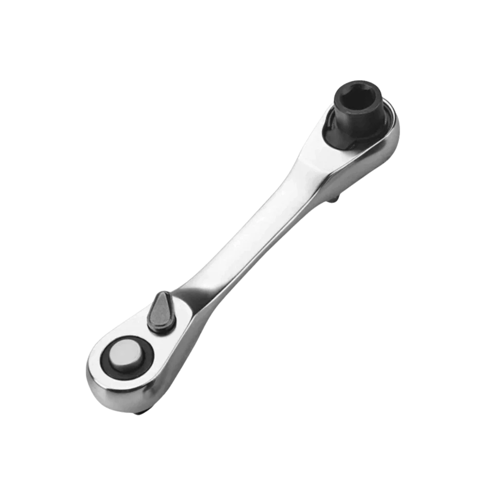 Хромованадиевый мини-ключ с храповым механизмом, двусторонний механизм, смещенная конструкция, быстрый торцевой ключ, прочный шестигранный динамометрический ключ мини-размера
Хромованадиевый мини-ключ с храповым механизмом, двусторонний механизм, смещенная конструкция, быстрый торцевой ключ, прочный шестигранный динамометрический ключ мини-размера