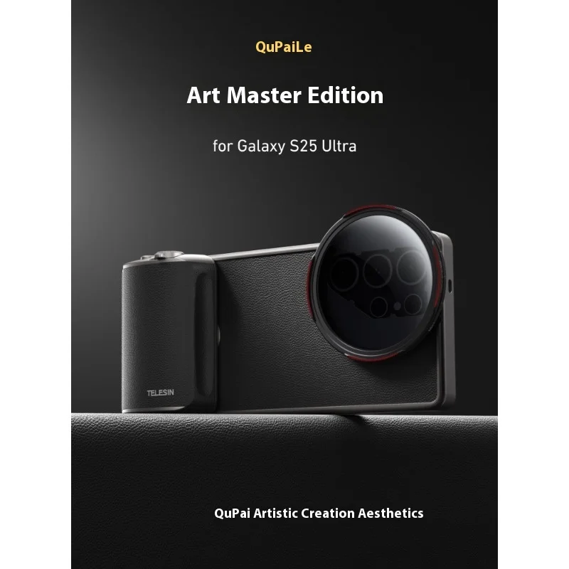 Telesin Suitable for Samsung GalaxyS25 Ultra Camera Handle Camera Auxiliary Zoom Bluetooth Camera Assistant Protective Case
Telesin Suitable for Samsung GalaxyS25 Ultra Camera Handle Camera Auxiliary Zoom Bluetooth Camera Assistant Protective Case