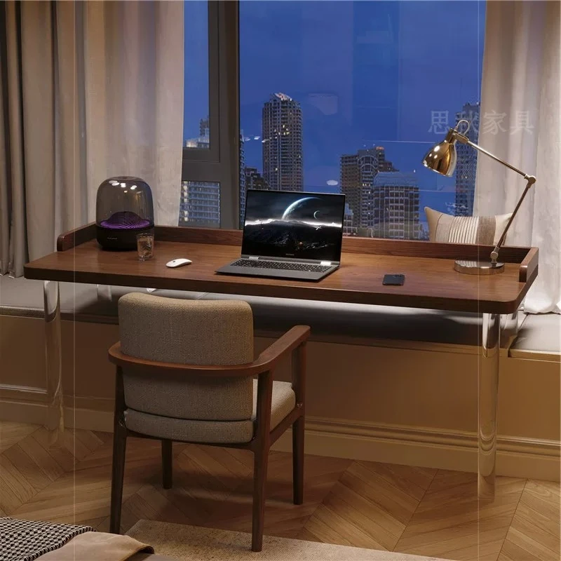 Modern Solid Wood Bay Window Study Desk Nordic Acrylic Study Floating Uneven Leg Desk Bedroom Furniture Bureau Flottant FYFD
Modern Solid Wood Bay Window Study Desk Nordic Acrylic Study Floating Uneven Leg Desk Bedroom Furniture Bureau Flottant FYFD