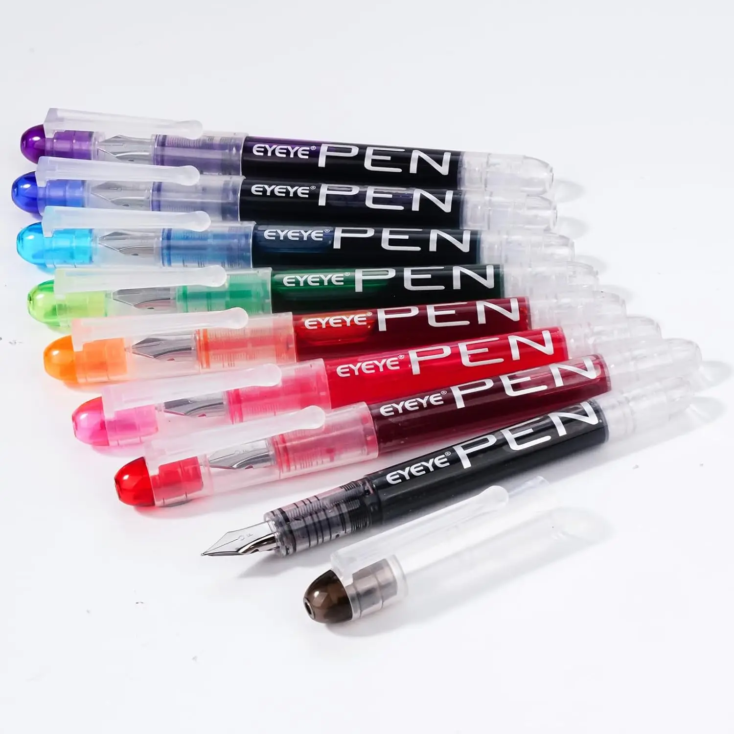 Disposable Fountain Pens, Straight Liquid Fountain Pens,for WritingQuick-Drying Ink Pen, Smooth-Writing Multicolor Art Supplies
Disposable Fountain Pens, Straight Liquid Fountain Pens,for WritingQuick-Drying Ink Pen, Smooth-Writing Multicolor Art Supplies