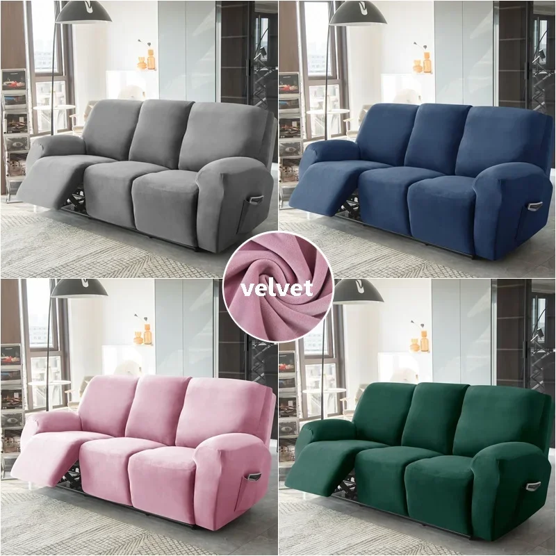 1 2 3 Seater Recliner Sofa Cover Elastic Split All-inclusive Relax Sofa Slipcover Velvet Lounge Armchair Covers With Side Pocket
1 2 3 Seater Recliner Sofa Cover Elastic Split All-inclusive Relax Sofa Slipcover Velvet Lounge Armchair Covers With Side Pocket