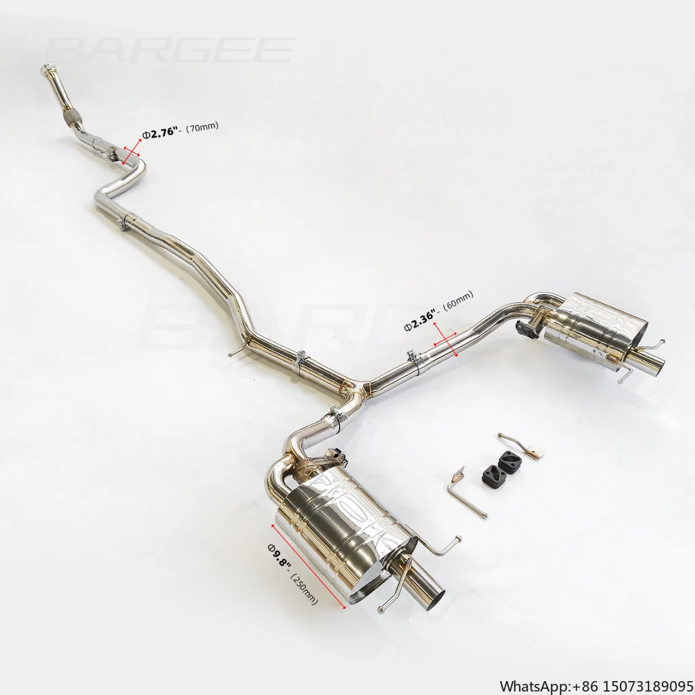 Выхлопная система Bargee Valvetronic EXHAUST CATBACK для W206 C260L 1.5T 2022~UP, глушитель и выхлопные трубы
Выхлопная система Bargee Valvetronic EXHAUST CATBACK для W206 C260L 1.5T 2022~UP, глушитель и выхлопные трубы