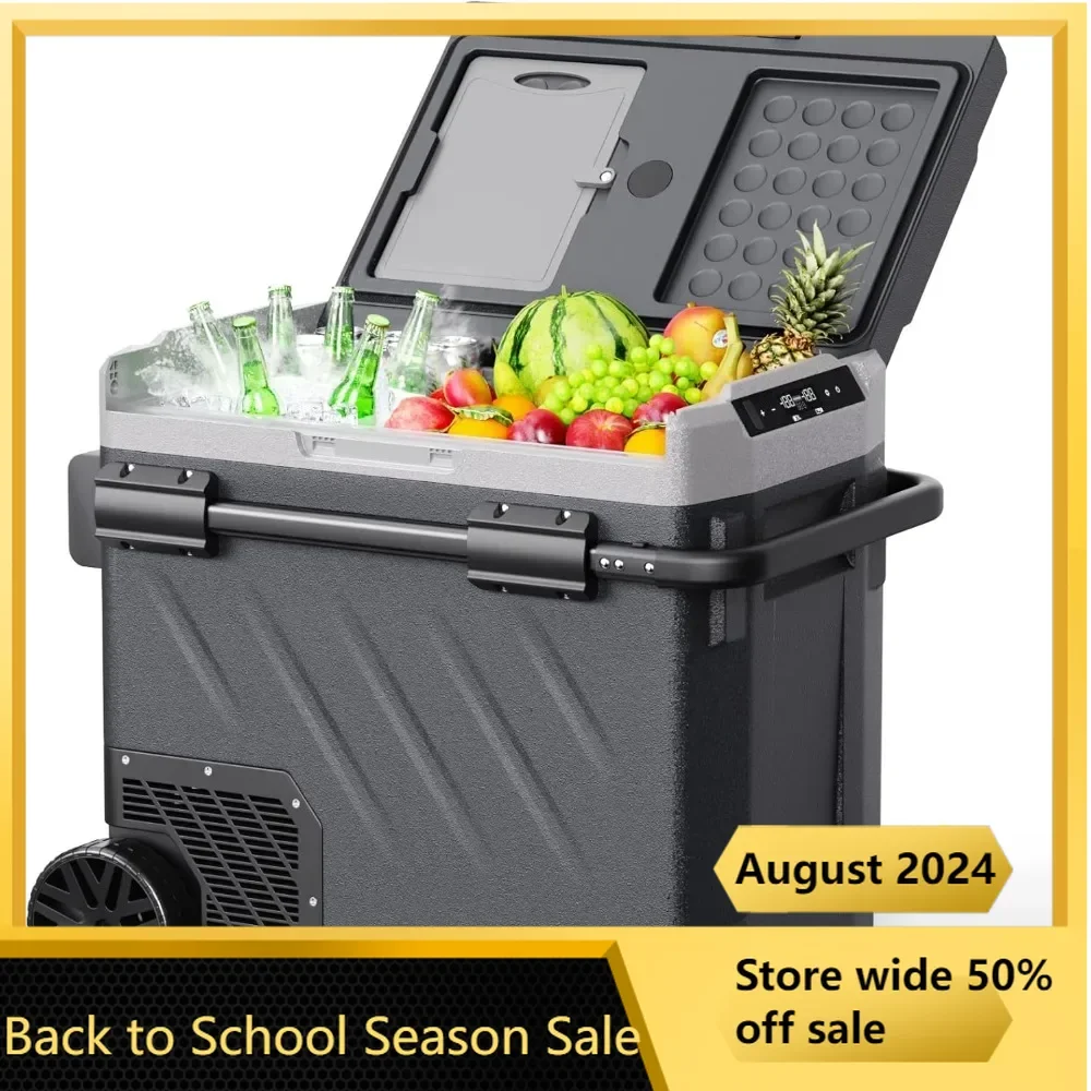 12 volt and 50L car cooler, -4°F-68°F car cooler 12/24V DC 100-240V AC for outdoor camping touring vehicle home use
12 volt and 50L car cooler, -4°F-68°F car cooler 12/24V DC 100-240V AC for outdoor camping touring vehicle home use