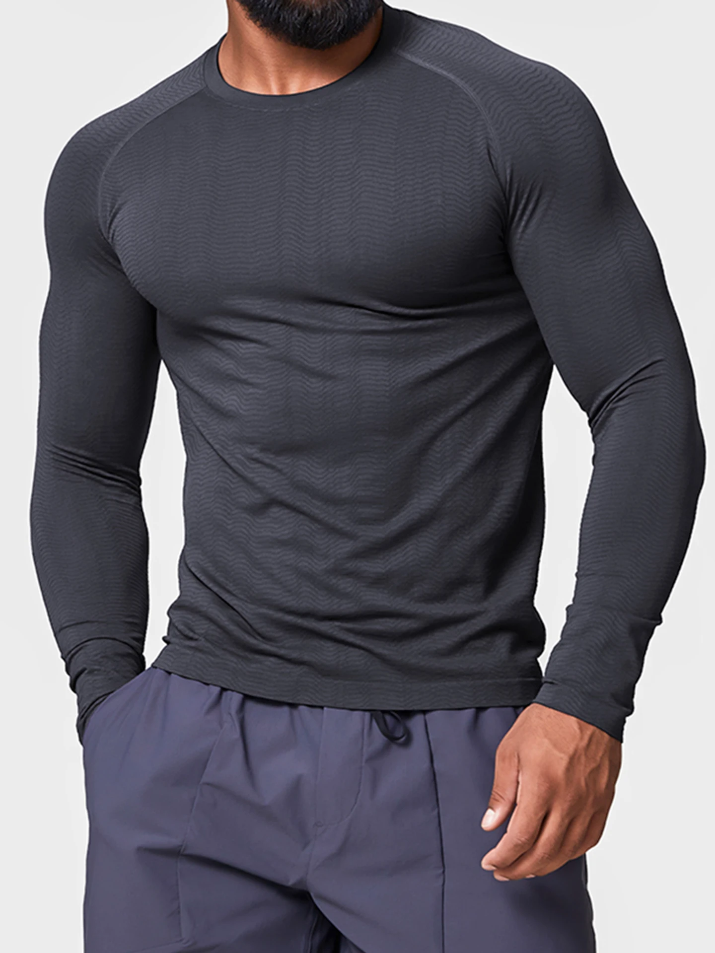 Men's Fitness Long Sleeve T-Shirt Quick Dry Running Tight Fit Elastic Training Base Layer Clothing Comfortable Breathable Pol...
Men's Fitness Long Sleeve T-Shirt Quick Dry Running Tight Fit Elastic Training Base Layer Clothing Comfortable Breathable Pol...