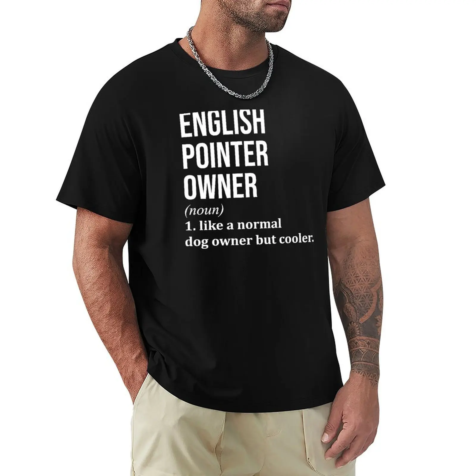 English Pointer Owner Definition T-Shirt Breathable Basic Cotton T-Shirt
English Pointer Owner Definition T-Shirt Breathable Basic Cotton T-Shirt