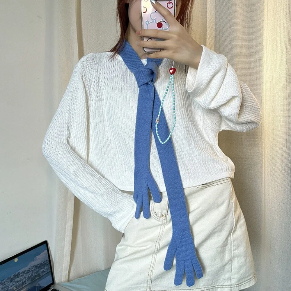 Lightweight Little Palm Scarf Acrylic Fibers Korean Style Long and Thin Scarf Multifunctional Solid Color Creative Belt
Lightweight Little Palm Scarf Acrylic Fibers Korean Style Long and Thin Scarf Multifunctional Solid Color Creative Belt