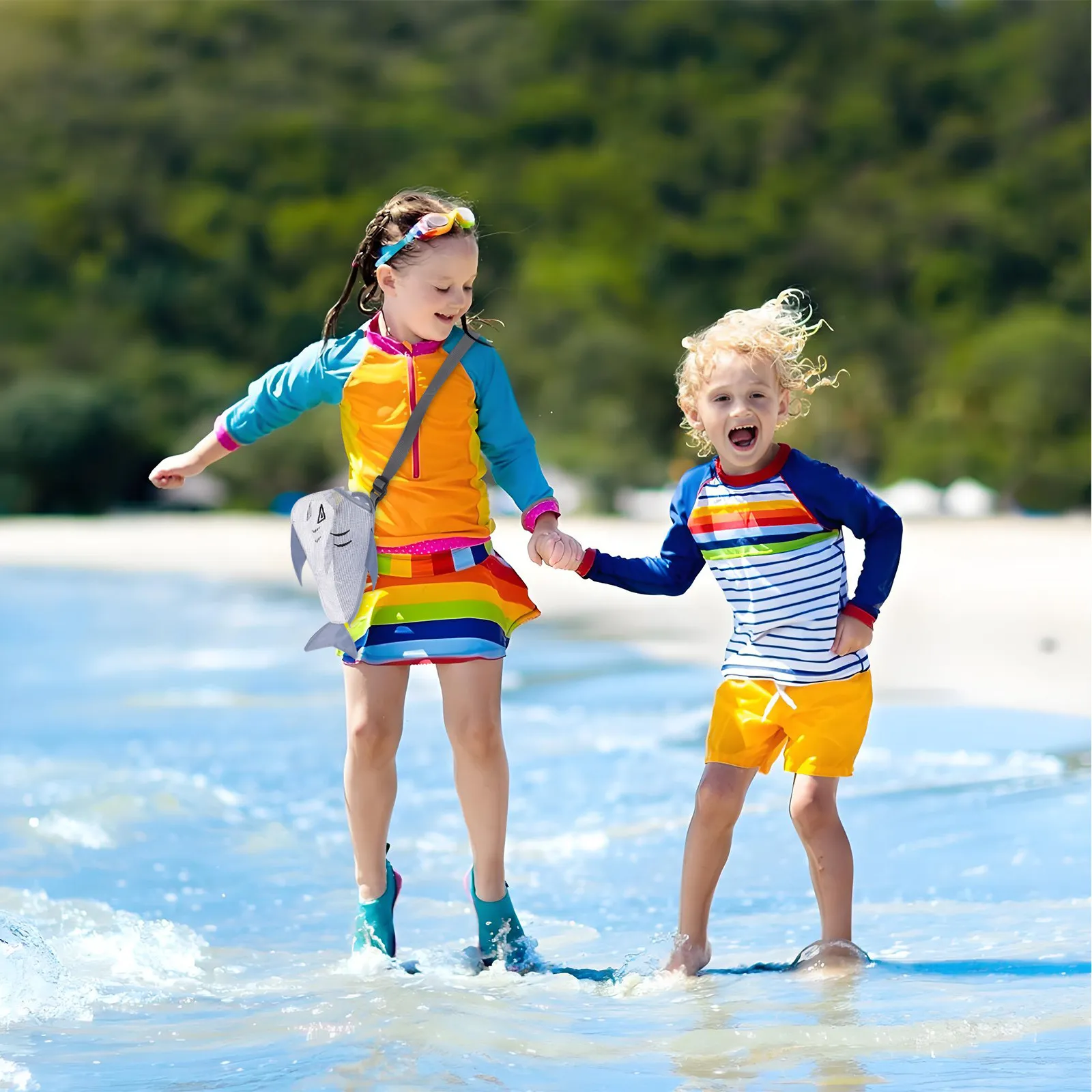 Shark Design Mesh Beach Bag for Kids Seashell Collecting Bag Small Tote for Beach Pool Shell Storage Summer Essential
Shark Design Mesh Beach Bag for Kids Seashell Collecting Bag Small Tote for Beach Pool Shell Storage Summer Essential
