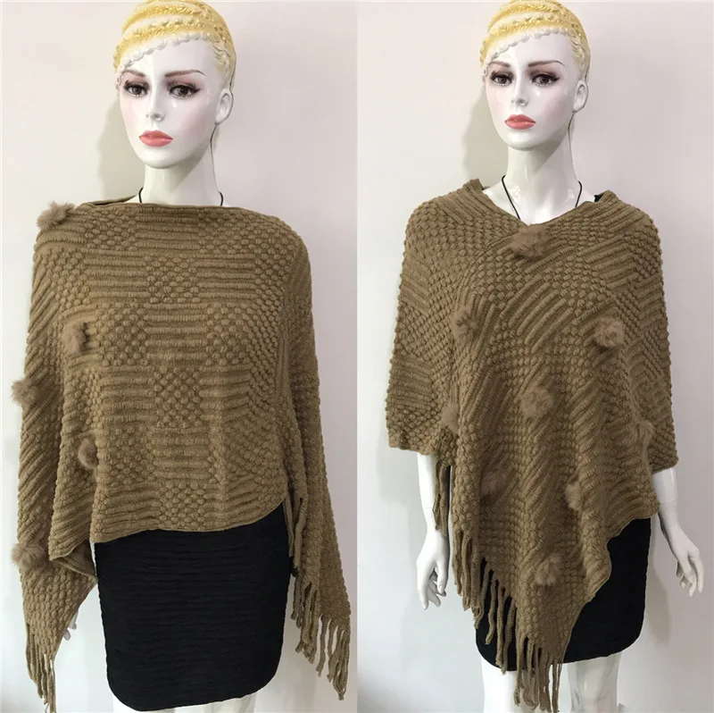 Spring Autumn New Wool Ball Sweater Warm Women Cloak Shawl Outer Coat Fashion Cloak Leisure Lady Poncho Caps
Spring Autumn New Wool Ball Sweater Warm Women Cloak Shawl Outer Coat Fashion Cloak Leisure Lady Poncho Caps