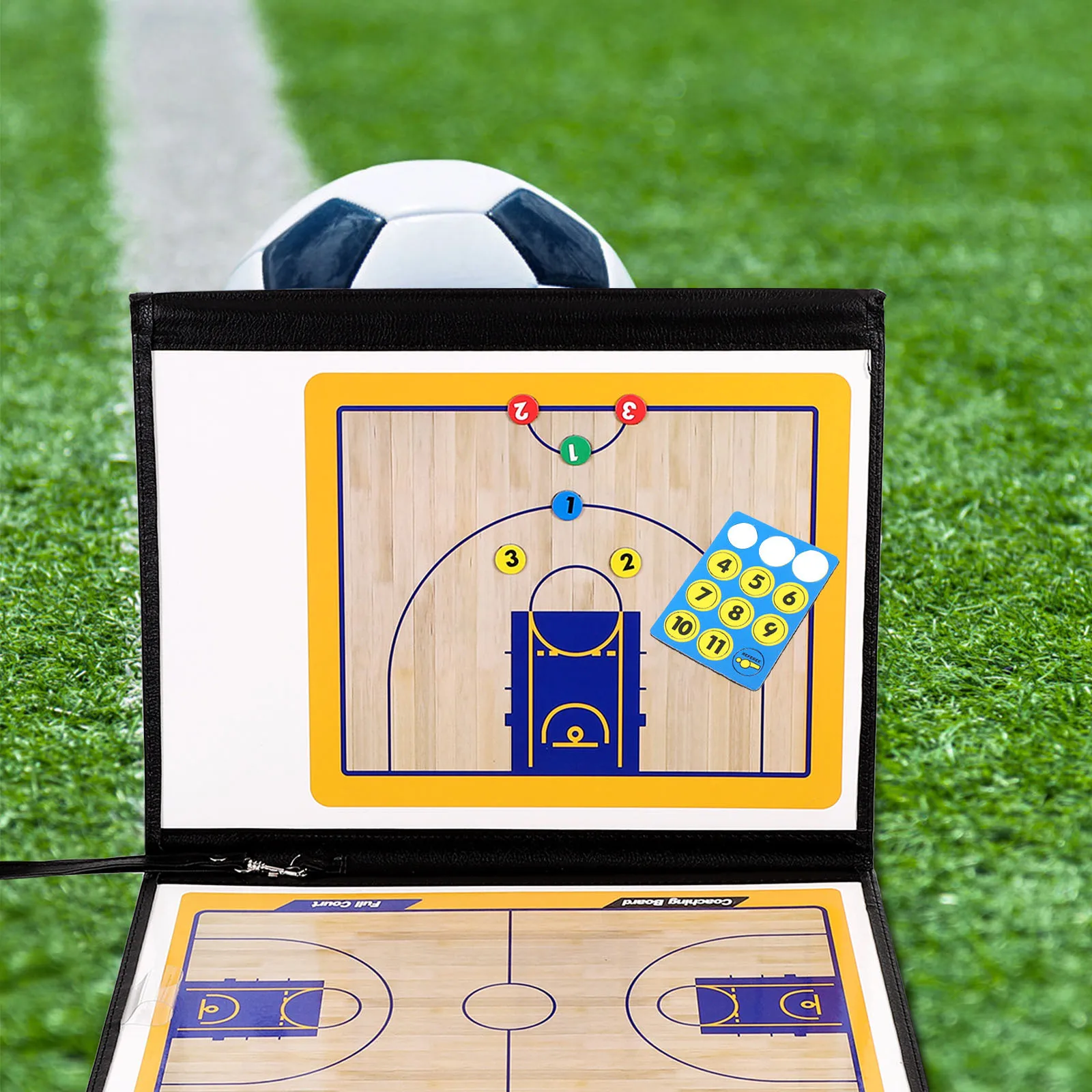 1 Set Basketball Coaching Board Iron Lightweight Durable Training Board For Sports Ball Strategy Match Multi-Function Splint
1 Set Basketball Coaching Board Iron Lightweight Durable Training Board For Sports Ball Strategy Match Multi-Function Splint