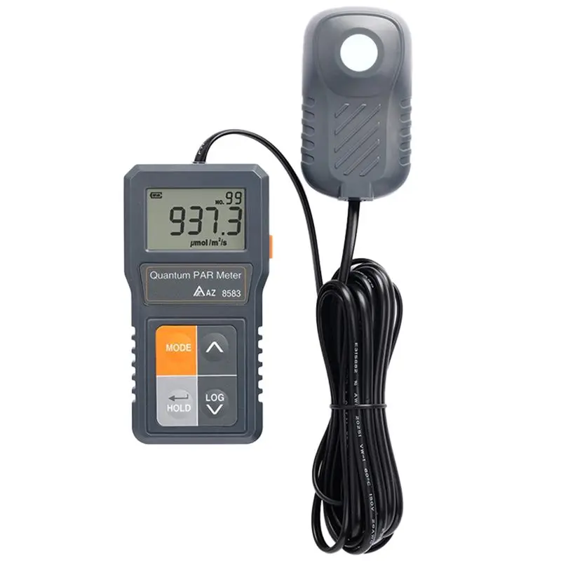 -November AZ8583 Full Spectrum Light Meter PAR Meter PPFD Plant Photosynthesis Measurement Illuminance Meter Flux Densitometer
-November AZ8583 Full Spectrum Light Meter PAR Meter PPFD Plant Photosynthesis Measurement Illuminance Meter Flux Densitometer
