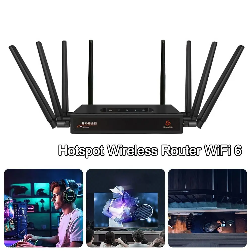 286Mbps New Modem Sim Card High Speed Support Unlimited Data 4G 8 Folded Antennas Hotspot Wireless Router WiFi 6
286Mbps New Modem Sim Card High Speed Support Unlimited Data 4G 8 Folded Antennas Hotspot Wireless Router WiFi 6