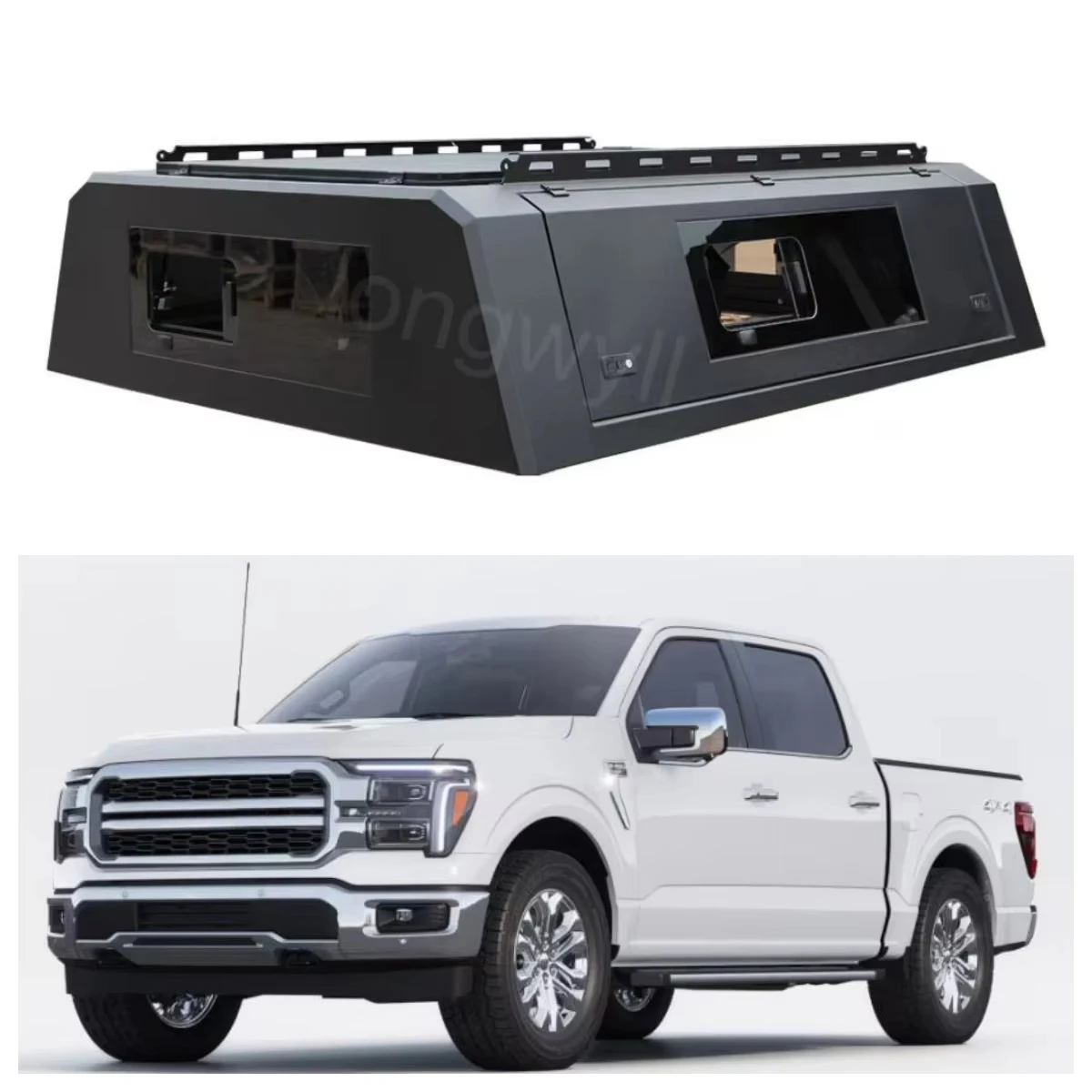 Customized Hard Aluminum Alloy Tonneau Cover for F-150 Land Cruiser Waterproof Camper Shell with Smart Cap Sports Key Lock
Customized Hard Aluminum Alloy Tonneau Cover for F-150 Land Cruiser Waterproof Camper Shell with Smart Cap Sports Key Lock