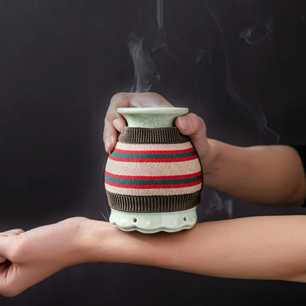 1Set Ceramic Moxibustion Pot Durable Reusable Moxa Burner Pot Lightweight Physiotherapy Instrument Body Massager
1Set Ceramic Moxibustion Pot Durable Reusable Moxa Burner Pot Lightweight Physiotherapy Instrument Body Massager