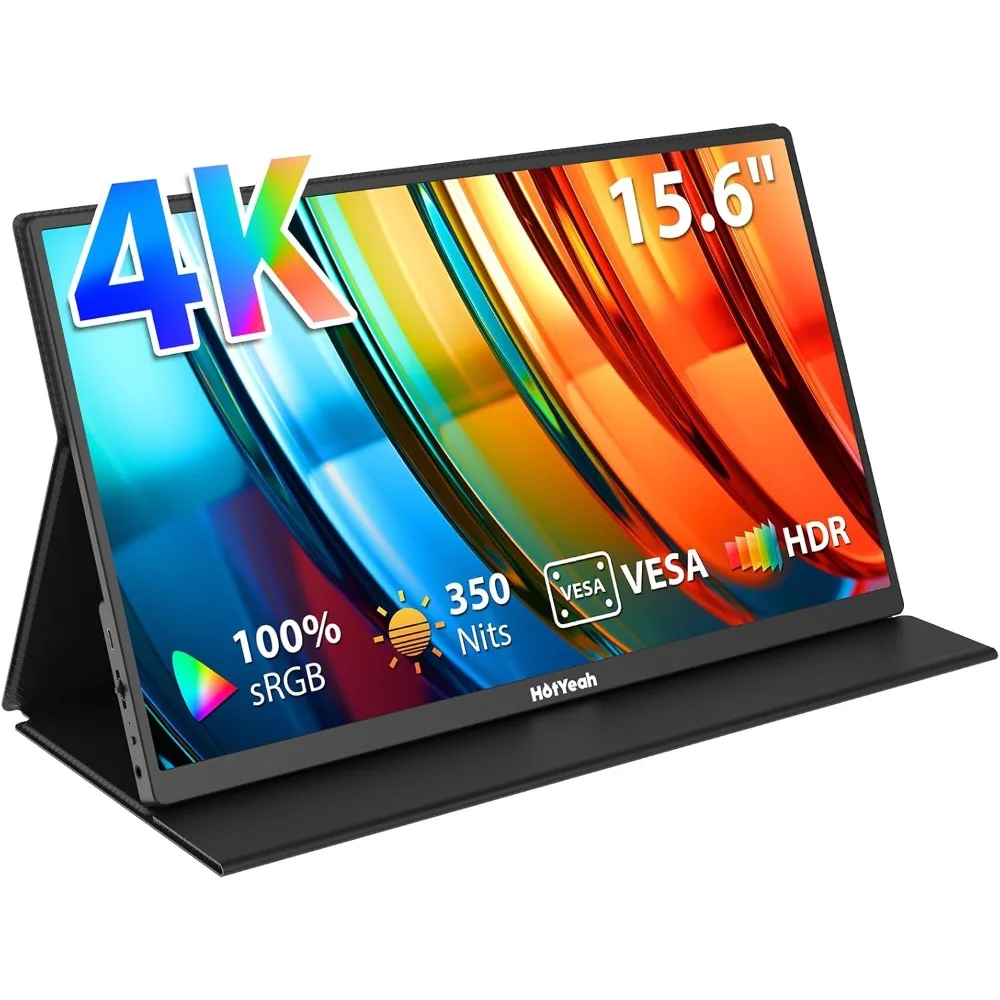 Portable Monitor 4K, 15.6'' 3840x2160 UHD USB-C HDMI Laptop Monitor, 100% Adobe RGB HDR FreeSync External Computer
Portable Monitor 4K, 15.6'' 3840x2160 UHD USB-C HDMI Laptop Monitor, 100% Adobe RGB HDR FreeSync External Computer
