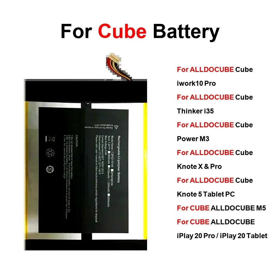 4200-12000Mah T1006-3280185(2 Wires) For Alldocube M5 Cube Power Thinker IWORK10 PC Knote X 5 Iplay 20 Pro Battery
4200-12000Mah T1006-3280185(2 Wires) For Alldocube M5 Cube Power Thinker IWORK10 PC Knote X 5 Iplay 20 Pro Battery