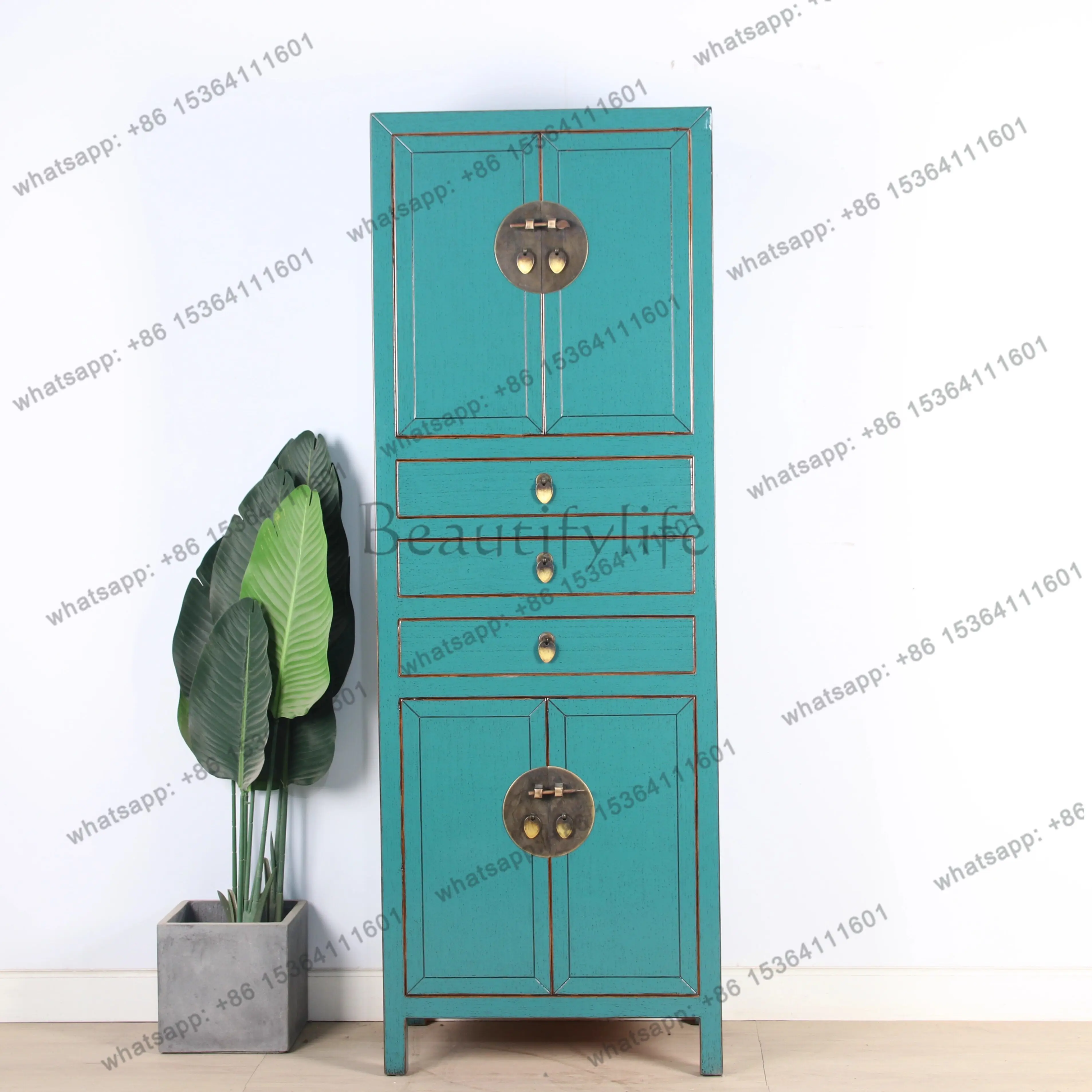New Chinese retro solid wood wardrobe home bedroom wardrobe large capacity high cabinet
New Chinese retro solid wood wardrobe home bedroom wardrobe large capacity high cabinet