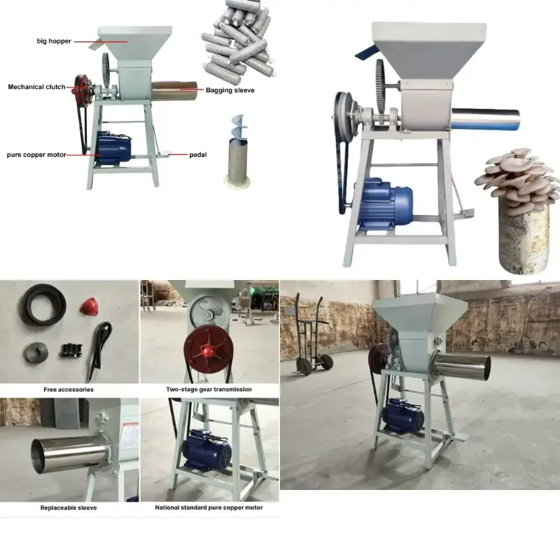 Commercial Multifunctional Mushroom Bagging Machine Small Edible Fungus Bag Filler
Commercial Multifunctional Mushroom Bagging Machine Small Edible Fungus Bag Filler