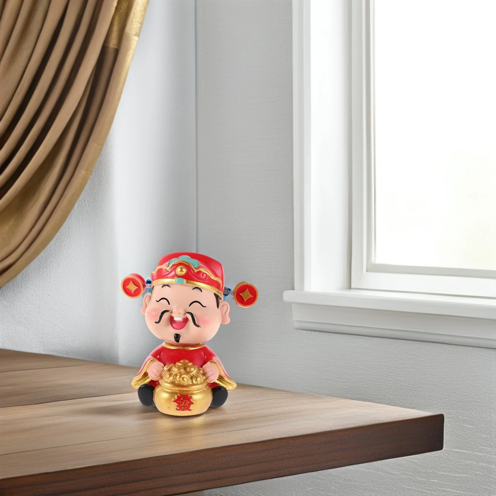 Nodding Money God Car Dashboard Decor Mini Wealth Statue for Office Home Tabletops Positive Fortune Charming Ornament
Nodding Money God Car Dashboard Decor Mini Wealth Statue for Office Home Tabletops Positive Fortune Charming Ornament