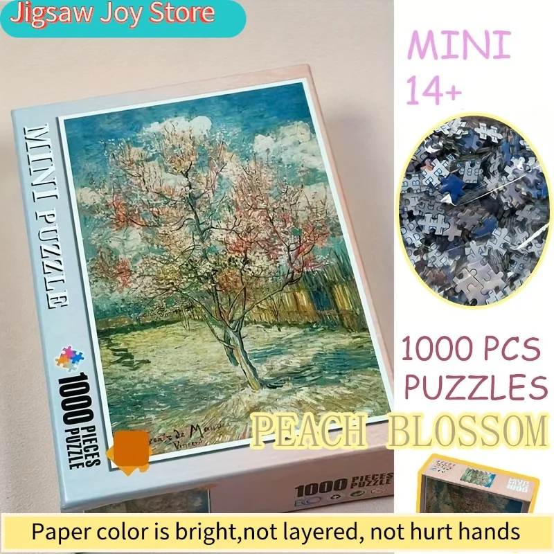 1000 деталей мини-пазлов для взрослых - «Цветы персика», 38x26 см (15x10,2 дюйма), сложные рождественские подарки, наполнители для подарочных мешочков
1000 деталей мини-пазлов для взрослых - «Цветы персика», 38x26 см (15x10,2 дюйма), сложные рождественские подарки, наполнители для подарочных мешочков
