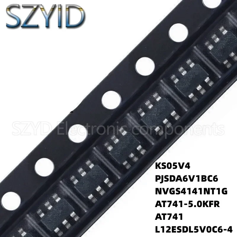 100PCS SOT23-6 KS05V4 PJSDA6V1BC6 NVGS4141NT1G AT741-5.0KFR AT741 L12ESDL5V0C6-4
100PCS SOT23-6 KS05V4 PJSDA6V1BC6 NVGS4141NT1G AT741-5.0KFR AT741 L12ESDL5V0C6-4