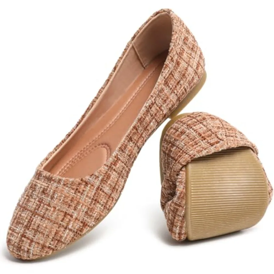 HEAWISH Women's Round Toe Flats Shoes Ballet Flats Dressy Comfortable Flats for Women
HEAWISH Women's Round Toe Flats Shoes Ballet Flats Dressy Comfortable Flats for Women