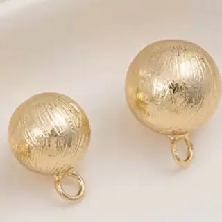 1 шт., 14 К, натуральное золото, матовая круглая подвеска ручной работы из бисера для самостоятельного изготовления ювелирных изделий, браслет, серьги, аксессуары, подвесной шар
1 шт., 14 К, натуральное золото, матовая круглая подвеска ручной работы из бисера для самостоятельного изготовления ювелирных изделий, браслет, серьги, аксессуары, подвесной шар
