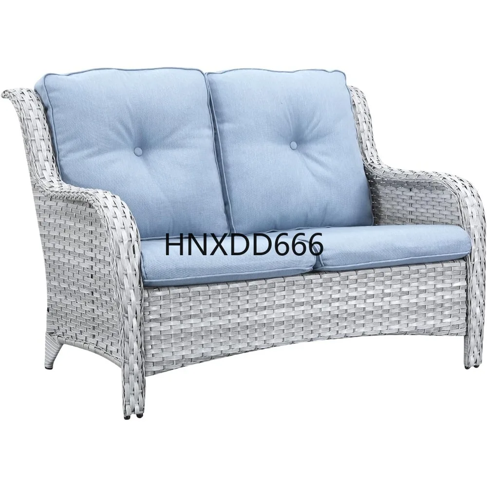 2 Seat Rattan Outdoor Couch Patio Furniture with Deep Seating and Comfortable Cushions
2 Seat Rattan Outdoor Couch Patio Furniture with Deep Seating and Comfortable Cushions