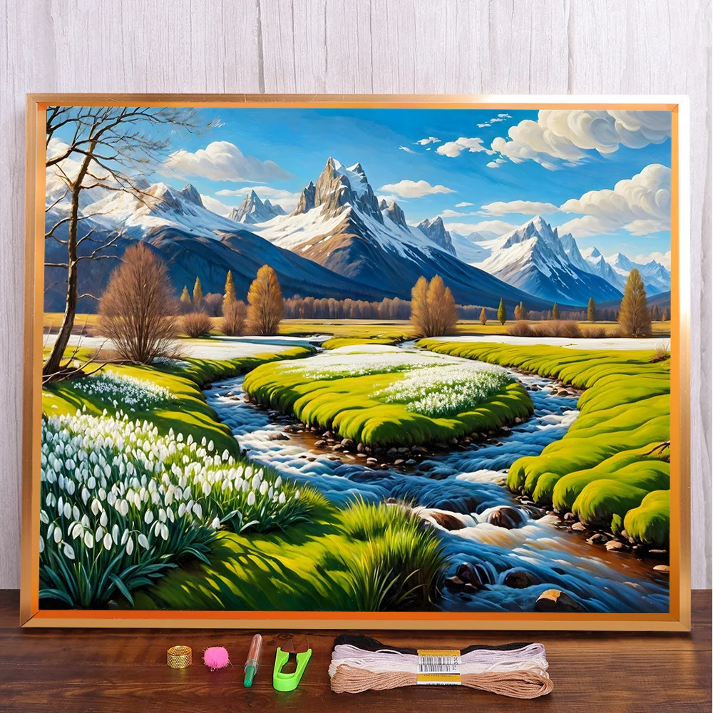 Landscape Snow Mountain Cross Stitch Complete Kit Embroidery Painting Handmade Handicraft Knitting For Adults Counted Magic
Landscape Snow Mountain Cross Stitch Complete Kit Embroidery Painting Handmade Handicraft Knitting For Adults Counted Magic