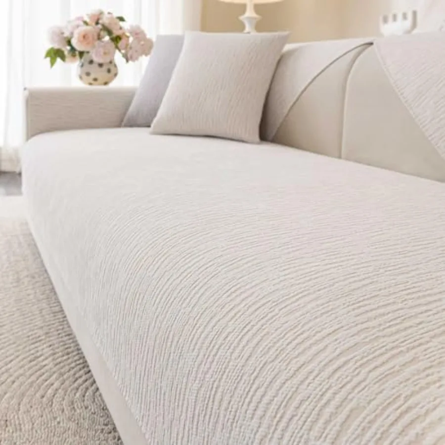 Soft Waterproof Chenille Cover Washable, Non Slip Sectional Sofa Covers for 3 Cushion Couch Sofa L Sharped Sofa Slipcover for P
Soft Waterproof Chenille Cover Washable, Non Slip Sectional Sofa Covers for 3 Cushion Couch Sofa L Sharped Sofa Slipcover for P