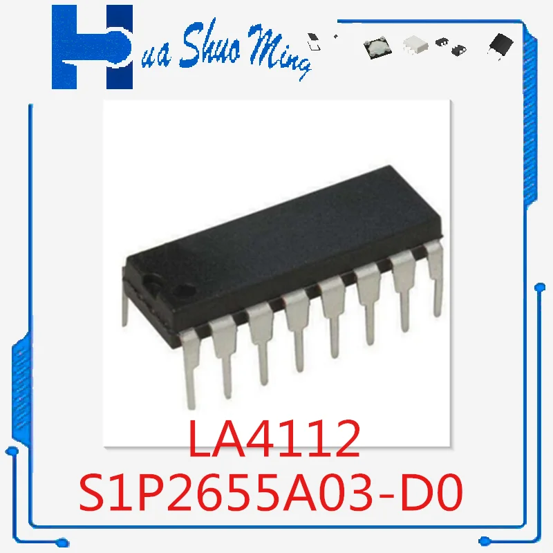 5 шт./лот LA4112 S1P2655A03-D0 DIP16 
5 шт./лот LA4112 S1P2655A03-D0 DIP16