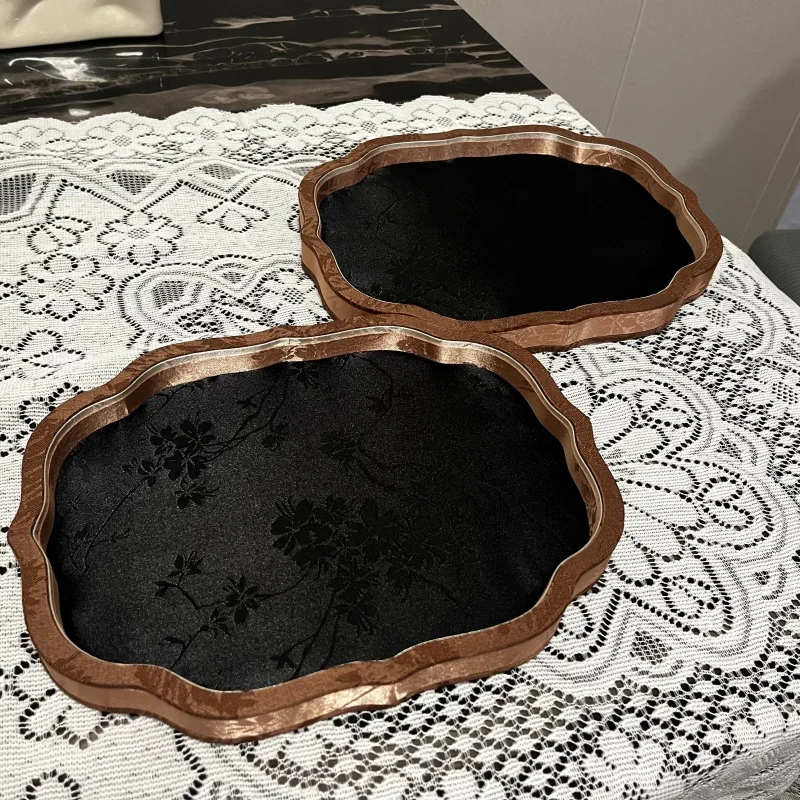 Palace Craft Velvet Appraisal Tray, Light Luxury Storage for Jade & Pearl, Hand String & Bracelet Display Plate
Palace Craft Velvet Appraisal Tray, Light Luxury Storage for Jade & Pearl, Hand String & Bracelet Display Plate