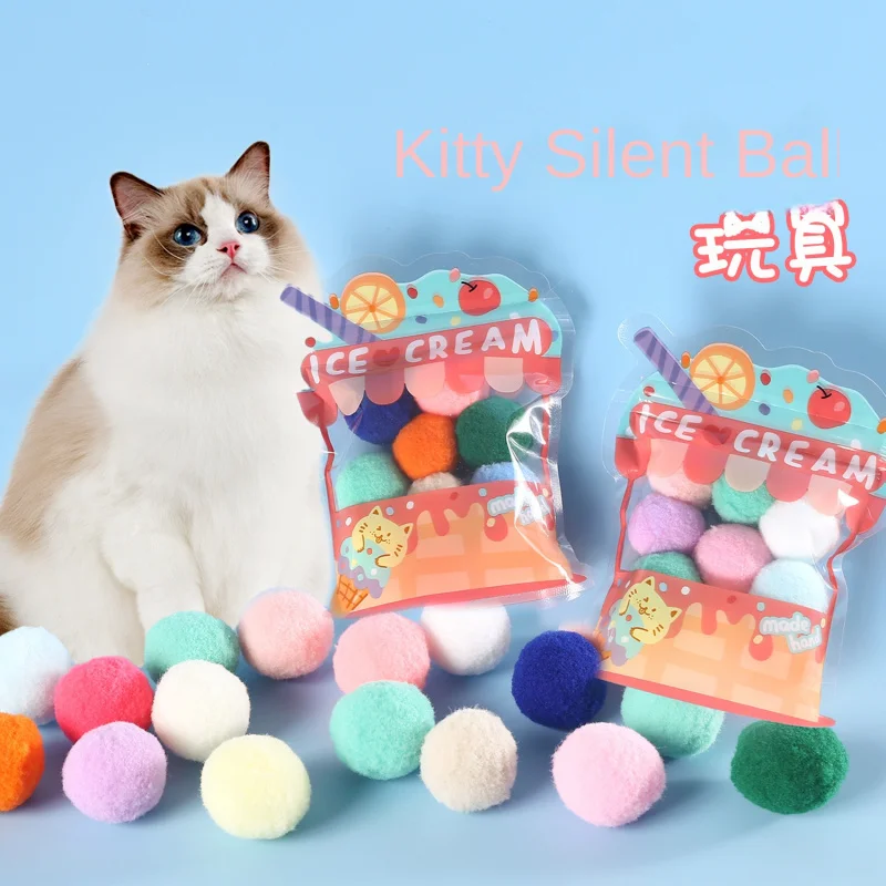 Cat silent bouncing toys elastic ball set-colorful macaron self-play stress relief, non-toxic polyester gifts (10 pack, CE/SGS)
Cat silent bouncing toys elastic ball set-colorful macaron self-play stress relief, non-toxic polyester gifts (10 pack, CE/SGS)