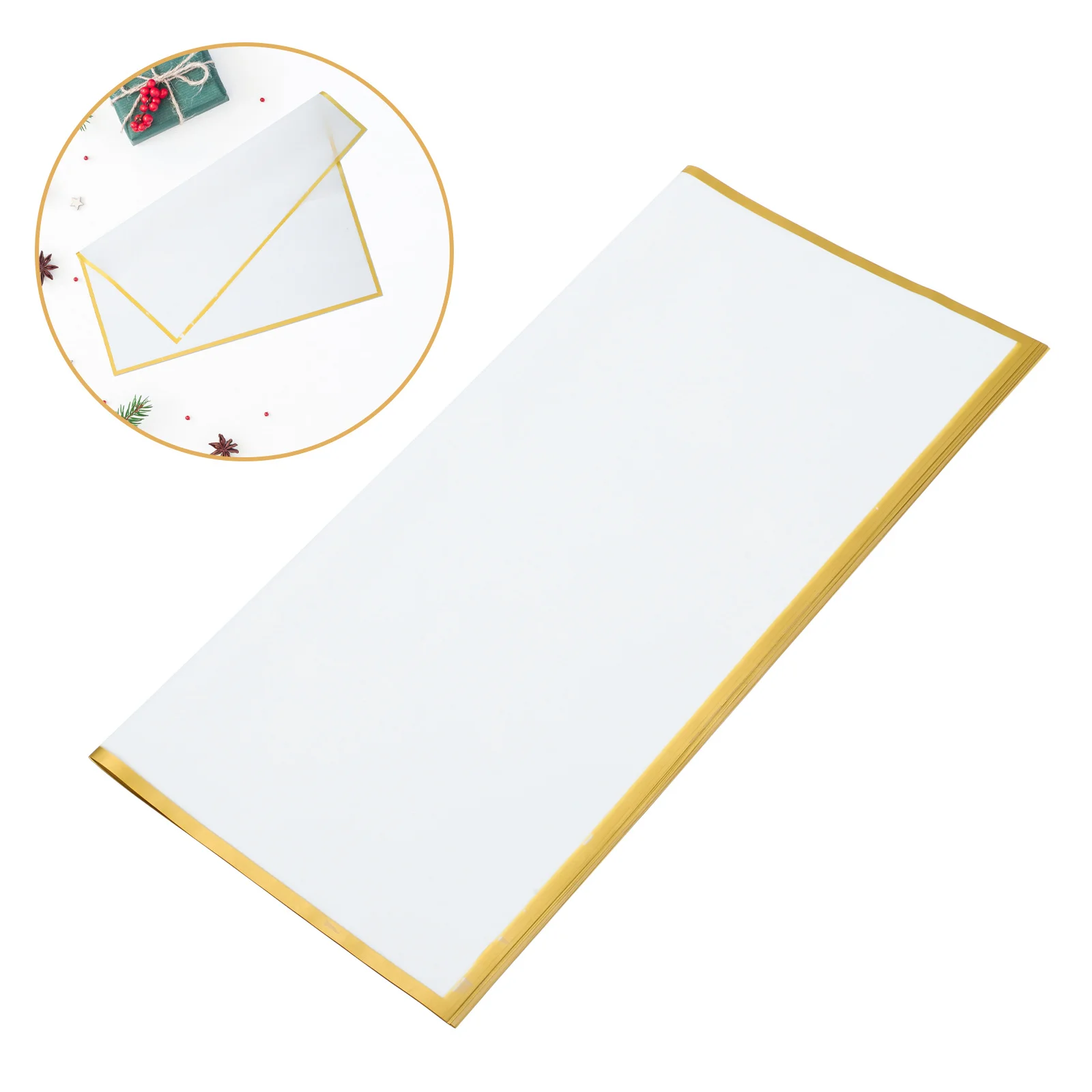 20Pcs Waterproof Floral Wrapping Paper Gold Edge for Flower Bouquet Packaging Wedding Valentine DIY Craft Flower Bouquet Wrap
20Pcs Waterproof Floral Wrapping Paper Gold Edge for Flower Bouquet Packaging Wedding Valentine DIY Craft Flower Bouquet Wrap