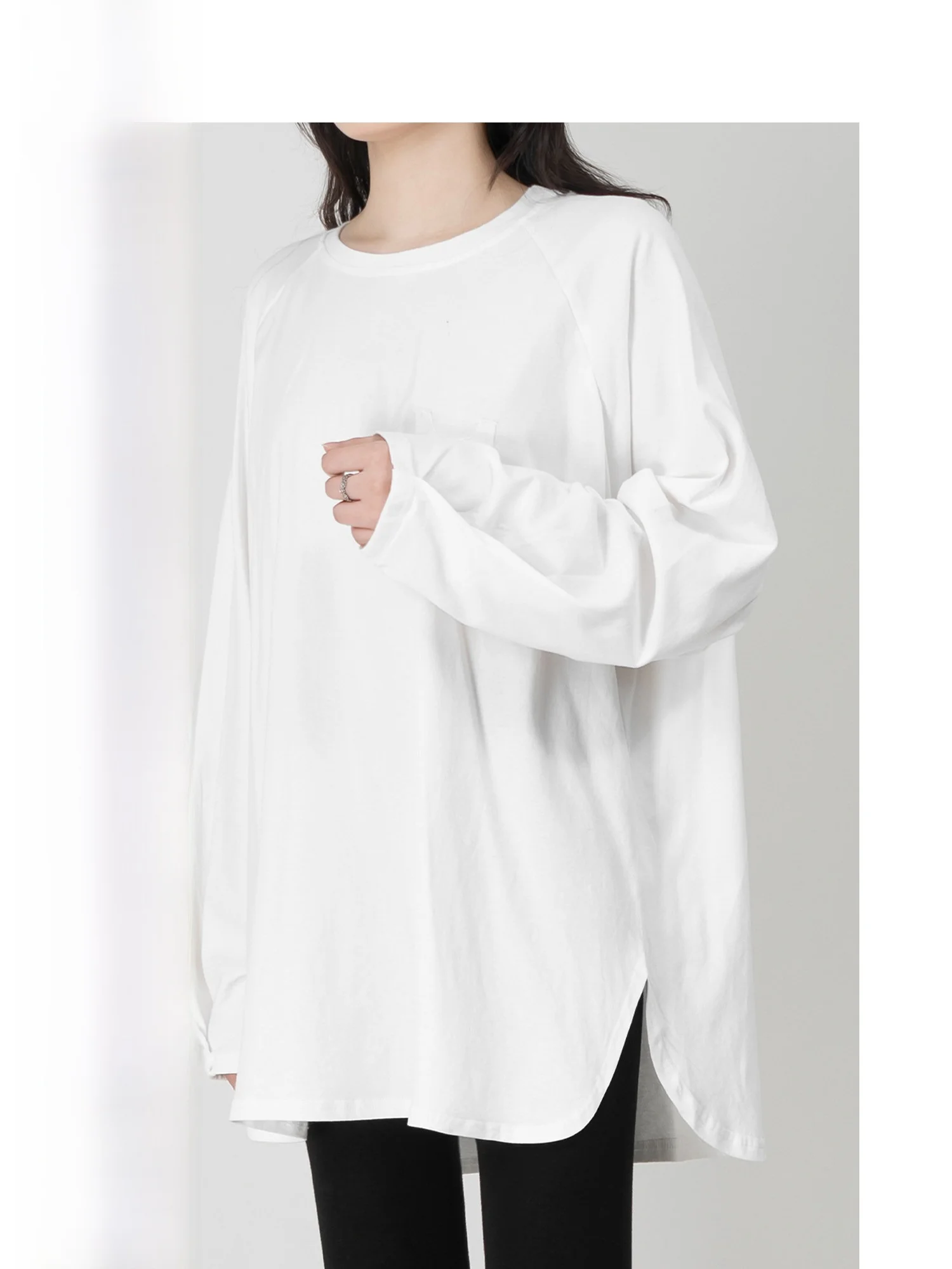 Long Sve round Ne Pure Color T-irt Women's Base irt Wave Egg Design Autumn Winter New Sle Faion Ladies' Tops
Long Sve round Ne Pure Color T-irt Women's Base irt Wave Egg Design Autumn Winter New Sle Faion Ladies' Tops